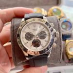 Swiss Quality Replica Rolex Daytona Panda Dial Rubber Strap Citizen 8215 Watches 40mm